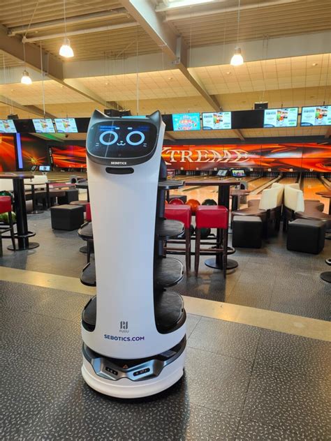 Future In Focus The First Service Robot In The Bowling Arena