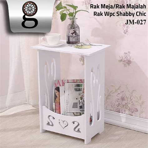 Jual Rak Majalah Sekaligus Meja Jm 027 Bahan Wpc Shopee Indonesia