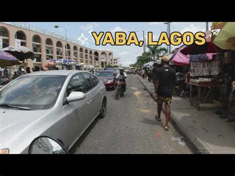 Lagos Nigeria 2024 Yaba Akoka Sabo Tejuosho Motocycle Travel In