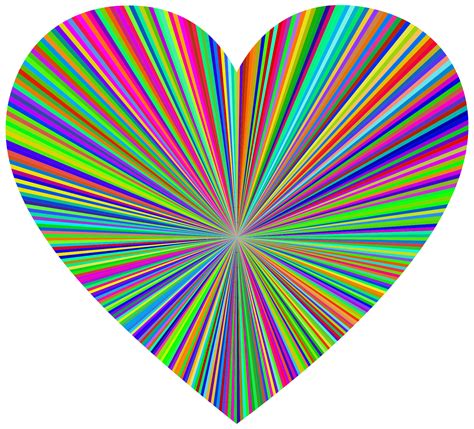 Rainbow Heart Clip Art Image Clipsafari