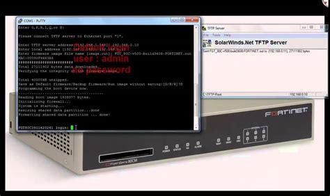 How To Upgrade Or Re Install Firmware Fortigate Youtube