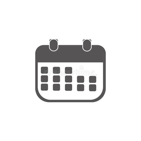 Black Calendar Icon Stock Illustration Illustration Of Style 250741662