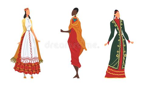 East Africa National Dress Stock Illustrations 156 East Africa