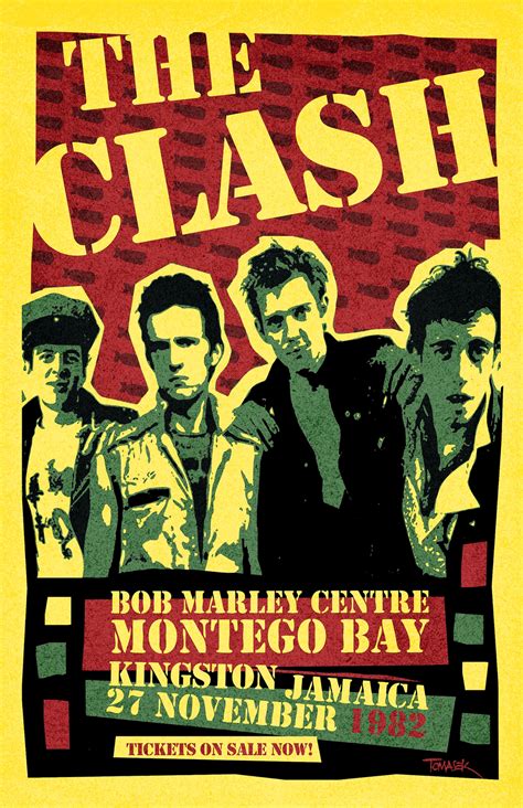 The Clash Tour Poster Etsy