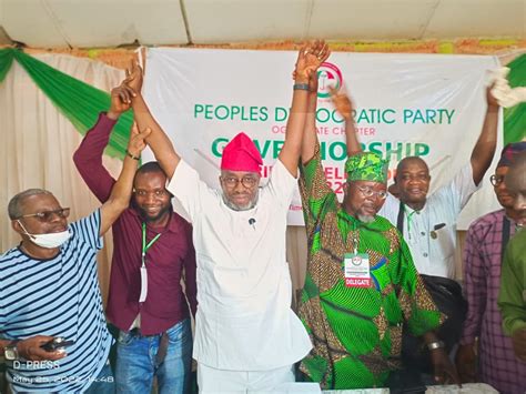 Ogun 2023 Atiku Ex Spokesman Showunmi Emerges Pdp Guber Candidate In