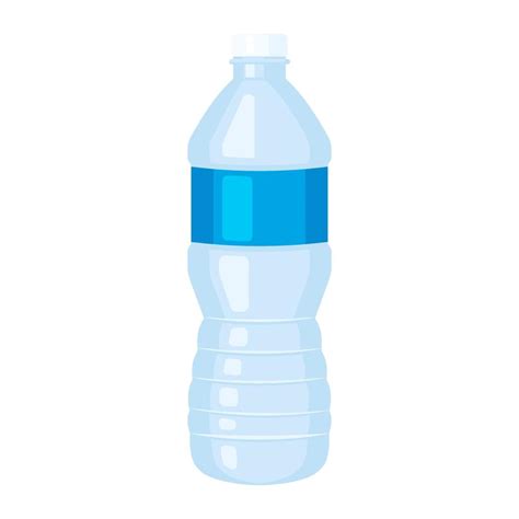 Botella De Pl Stico De Agua Dibujos Animados Vector Ilustraci N Objeto