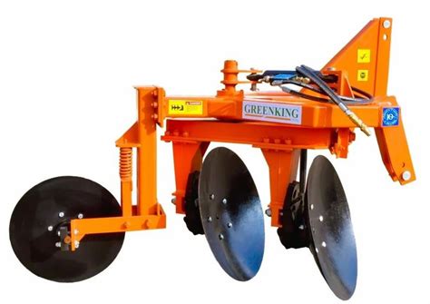 26 Inch Mild Steel Hydraulic Reversible Disc Plough 25 Inches 2 Discs