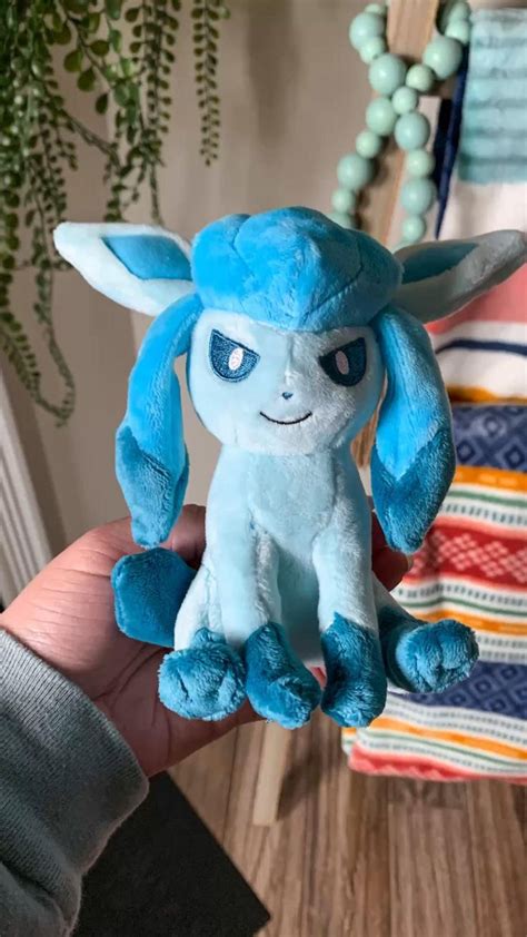 Glaceon Sitting Cuties Plush From The Pok Mon Center Plushies