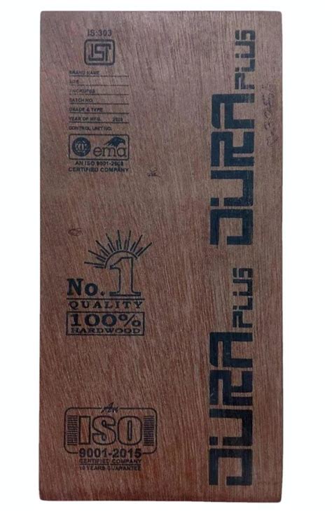 Mm Dura Plus Plywood For Furniture X Feet L W At Rs Sheet