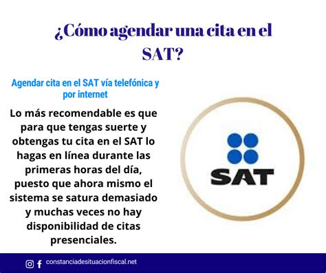 ¿cómo Hacer Una Cita En El Sat Tutorial Paso A Paso 2021