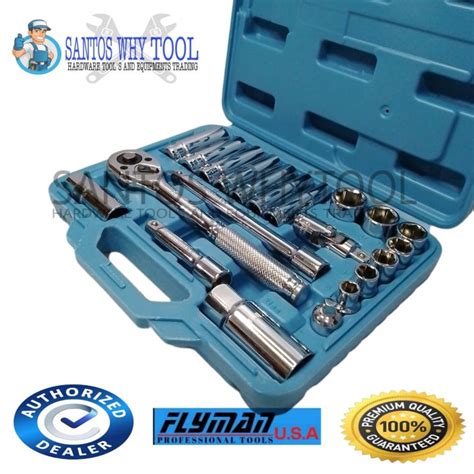 Heavy Duty Pcs Drive Socket Wrench Set Lazada Ph