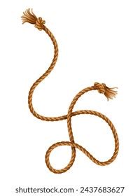 Knotted Ropes With Tassels Holes Stock Vectors And Vector Art