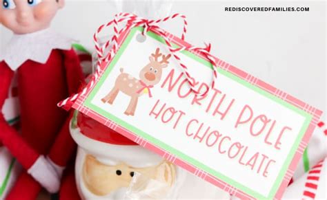 Easy Elf On The Shelf Hot Chocolate Gift Rediscovered Families
