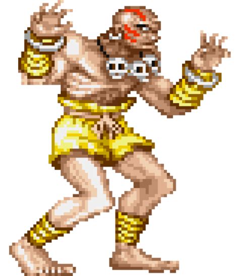 Dhalsim Street Fighter Ii Battle Sprite By L Dawg211 On Deviantart