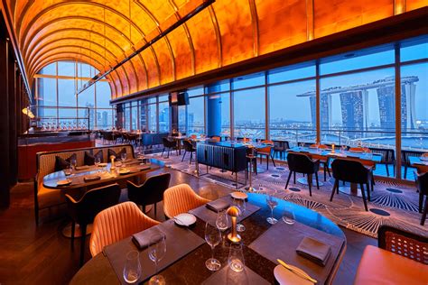 Overlooking Marina Bay The New Cult Restaurant In Singapore Is