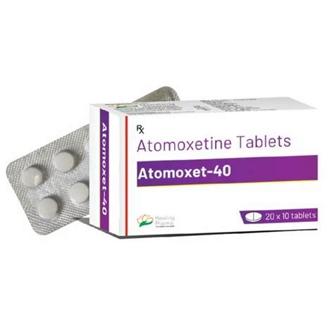 Atomoxetine Hydrochloride Tablets 40 Mg At Rs 99 Stripe In Durg ID