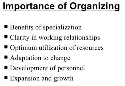 What Is Organizing Definition Characteristics Process 53 Off