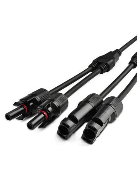 Pareja De Conectores Macho Y Hembra Flexibles MC4 2 1 IP68 Para Cable