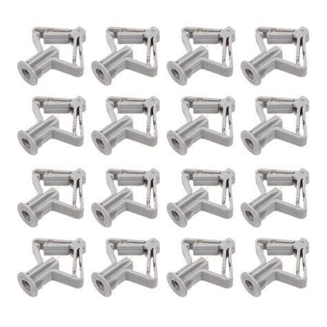 200 Pcs Plasterboard Wall Plug Expansion Tube Plastic Anchors Drywall Fixings