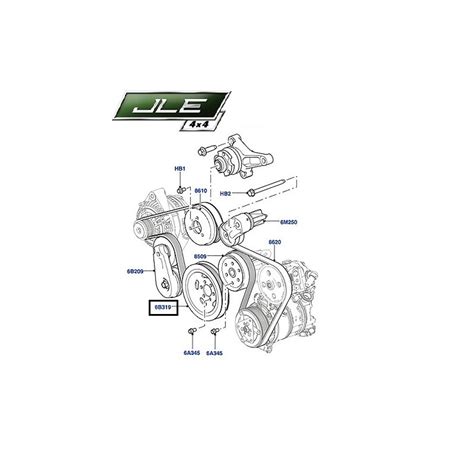 Poulie Damper Vilebrequin Discovery Range Rover Sport L Tdv