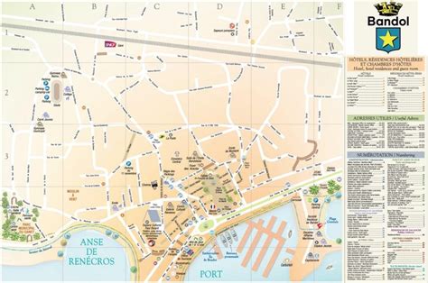 Bandol city center map City Maps, Spiders, Subtraction, France, Center ...