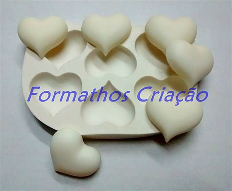 Molde Forma De Silicone De Cora O N Cavidades Elo