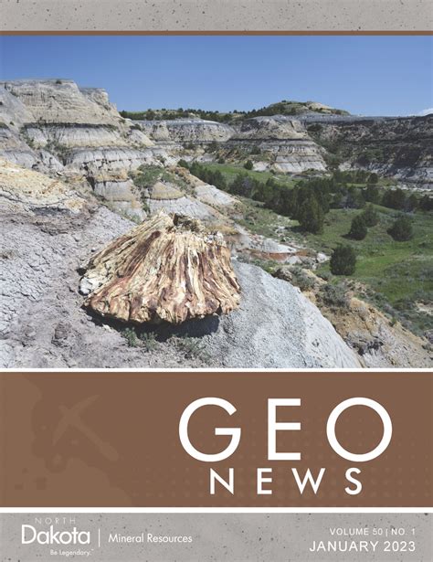 Geo News January 2023 Department Of Mineral Resources North Dakota