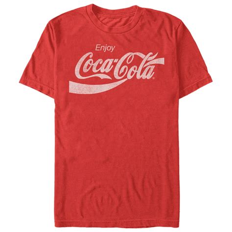 Coca Cola Mens Coca Cola Enjoy Logo T Shirt