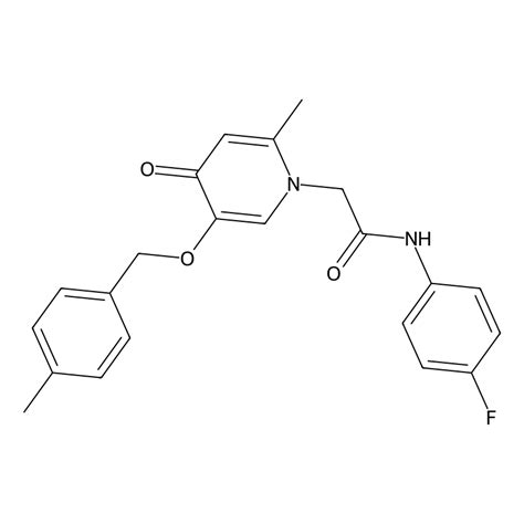 Buy N 4 Fluorophenyl 2 2 Methyl 5 4 Methylbenzyl Oxy 4 Oxopyridin 1 4h Yl Acetamide