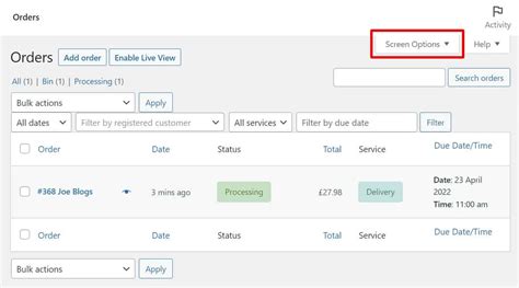 How The Live Order View Page Works Orderable