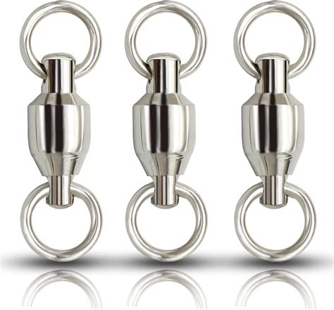 AMYSPORTS Ball Bearing Fishing Swivels Stainless High Strength Bearing