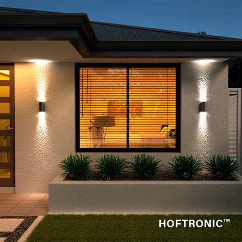 Led Wall Light Dax Black Hoftronic