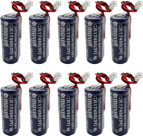 Amazon YICUAA 10pcs CR17450 For Maxell CR17450 3V 2600mAh PLC