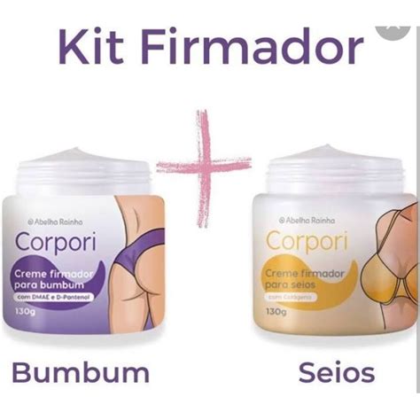 Kit Firmador De Seios E Bumbum Corpori Abelha Rainha Shopee Brasil