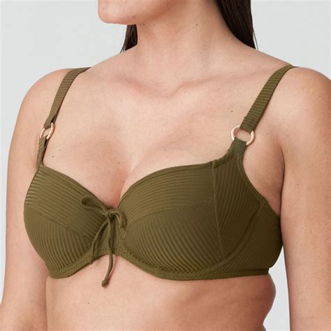 Bikini Top Uden Fyld Primadonna Sahara Fullcup Bikini Olive