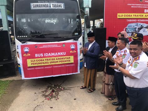 Hadir Sebagai Transportasi Umum Bus Idamanku Layani Rute Tabang