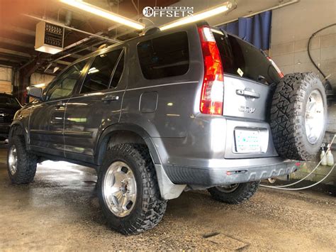 2005 Honda Cr V With 16x8 25 Ultra Type 50 And 225 75r16 Kelly Safari Tsr And Suspension Lift 3