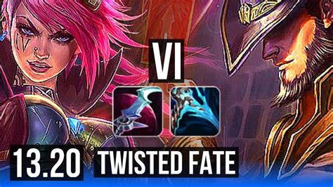 Vi Vs Twisted Fate Mid 1312 1000 Games Legendary Br Master