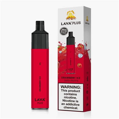 Lava Plus 2600 Puffs Disposable Strawberry Ice