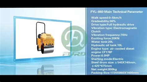 800kg Road Compactor Rust Corrosion Road Roller 800kg Vibratory Roller