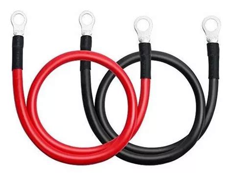 Juego De Cables De Bater A Lotfancy Awg De Pulgadas Cad Cuotas