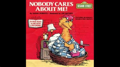 Nobody Cares About Me Sesame Street Book On Tape YouTube