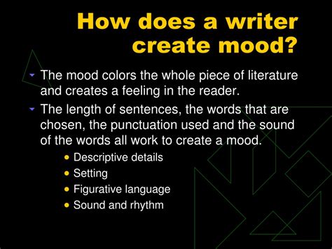 Ppt Mood In Literature Powerpoint Presentation Free Download Id