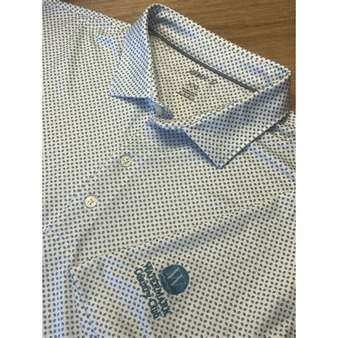 Johnnie O Johnnie-O XXL Golf Shirt Watermark Country Club Logo | Grailed