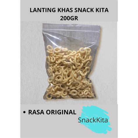 Jual Lanting Khas Snack Kita Rasa Original Dijamin Mantap Shopee