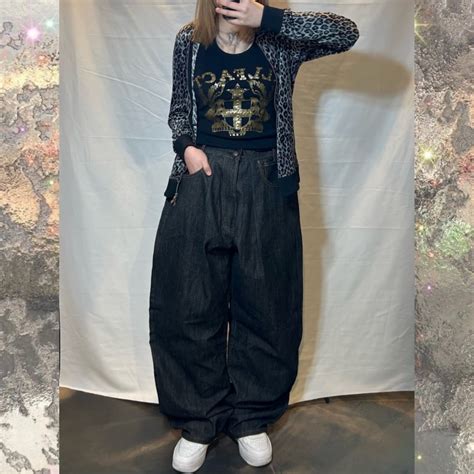 Black Wide Jeans 후루츠패밀리