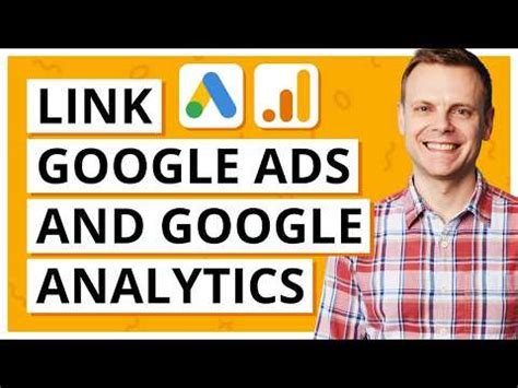 How To Link Google Ads To Google Analytics Ga Youtube