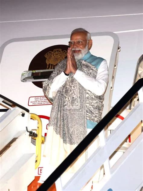 Pm Modi Lands In Australia To Hold Talks With Albanese The Indian