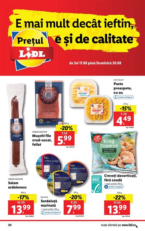 Extra Oferte De Joi Lidl 17 August 2023 Catalog AZ