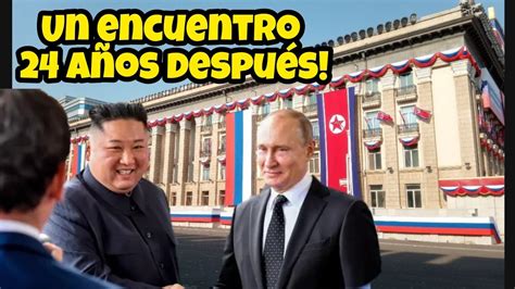 Vladimir Putin Se Re Ne Con Kim Jon Un En Piongyang Por Primera